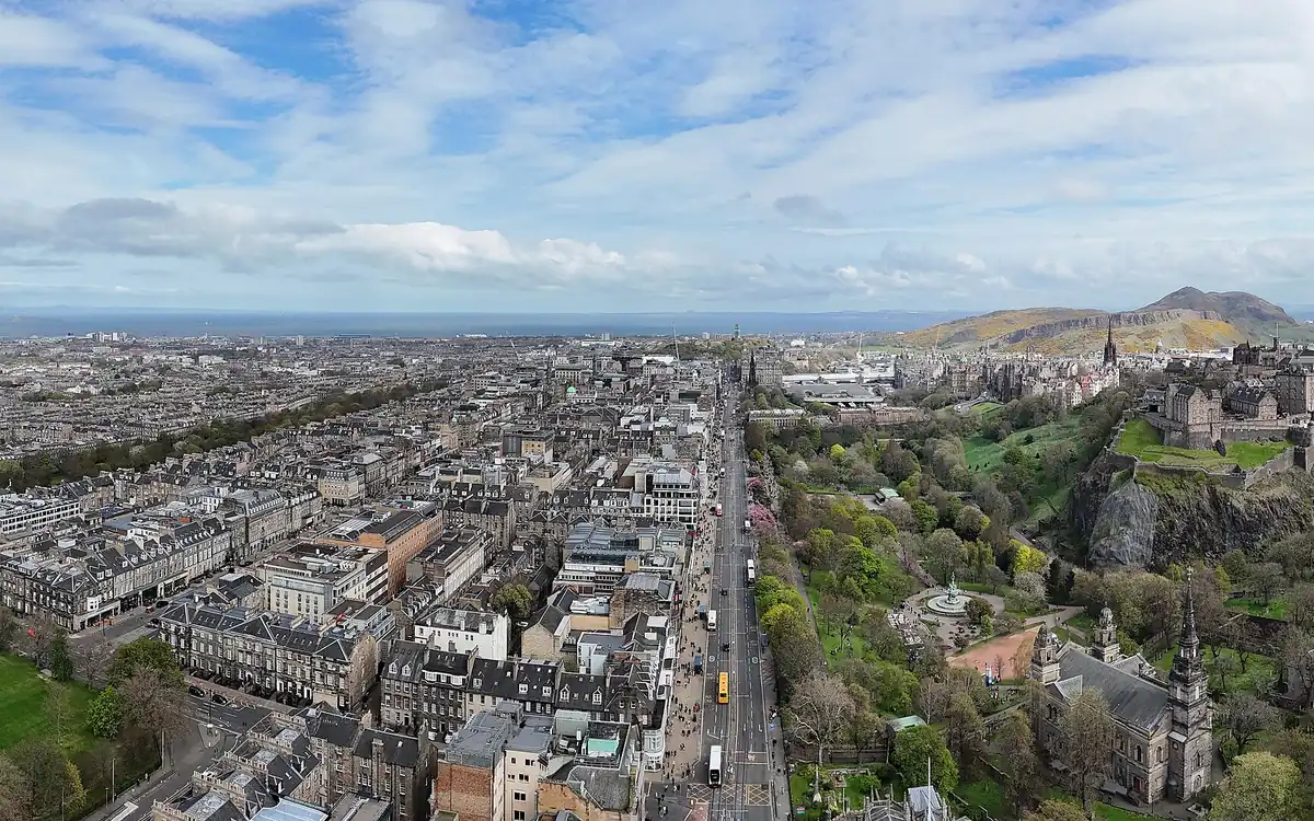 Edinburgh’dan bir görünüm