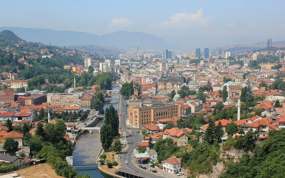 Saraybosna’dan bir görünüm